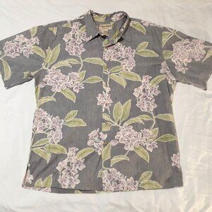 Cooke Street Honolulu Hawaiian Shirt Mens XL Button Up Tropical Floral Print